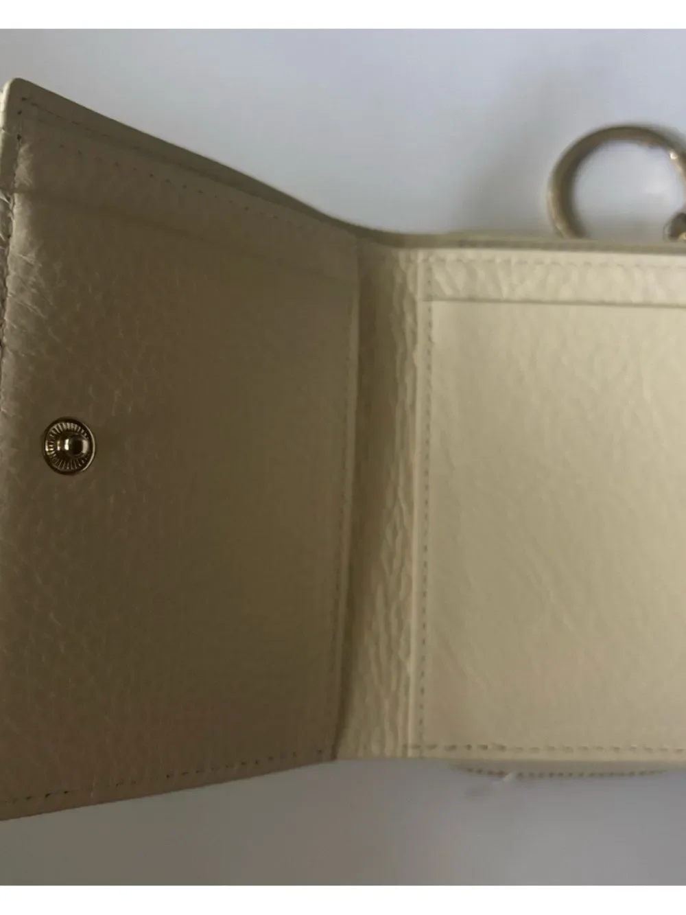 OAD New York Everywhere leather Mini Wallet in Oatmeal